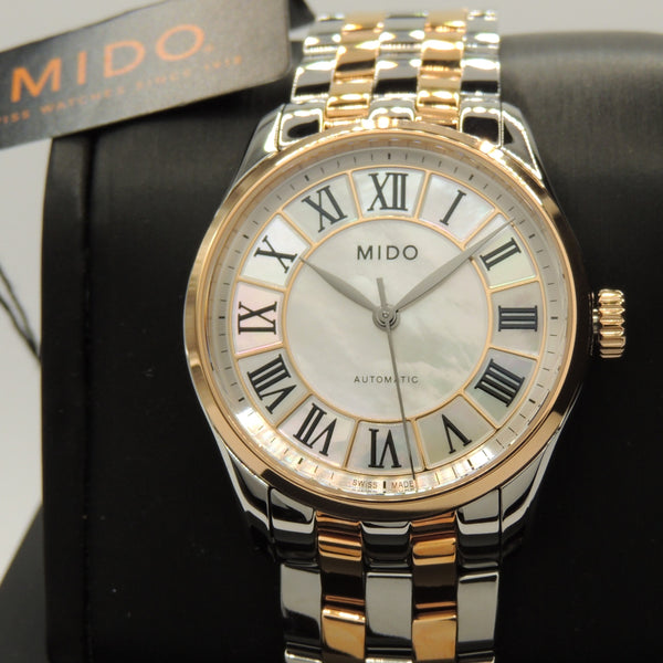 New Mido Belluna Lady Mother-of-Pearl Watch