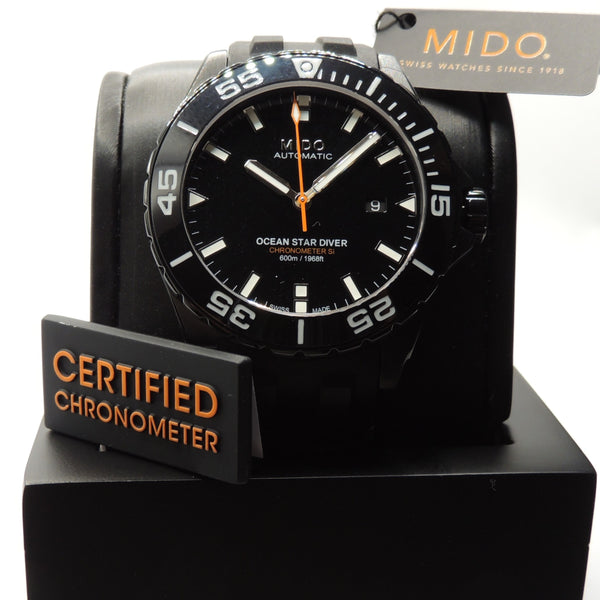 Mido Ocean Star Diver 600 Chronometer Si watch new